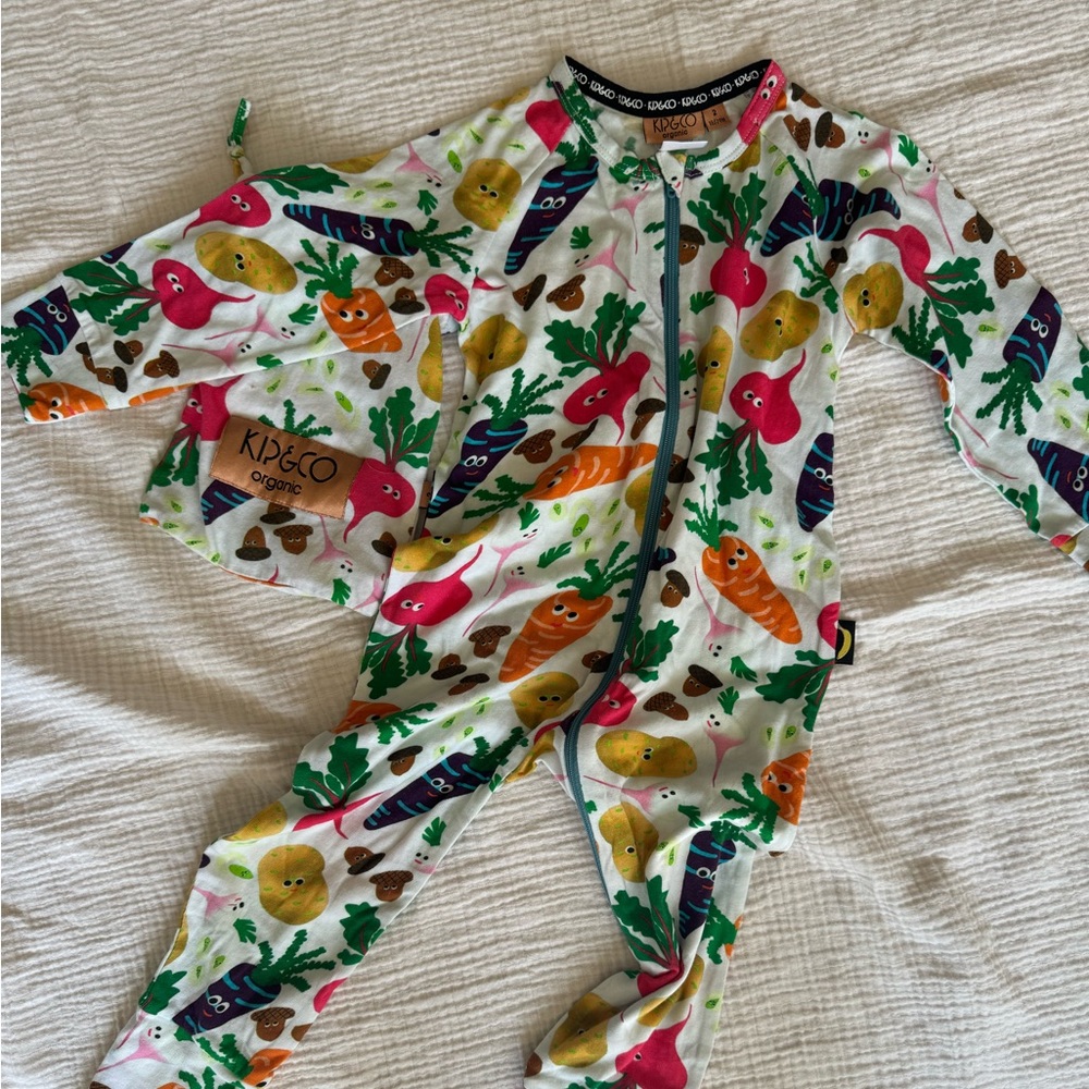 Kip & co. Zipper bodysuit size 2 toddler pjs